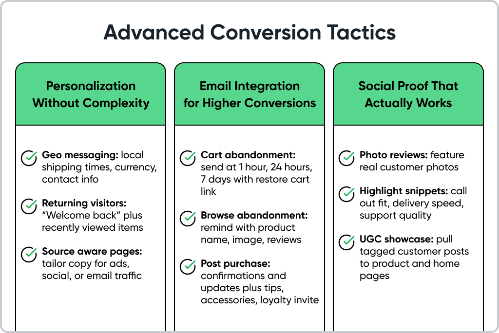 Advanced Conversion Tactics